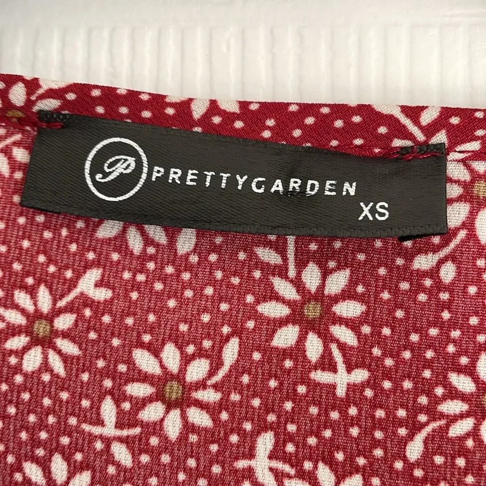 PrettyGarden Floral Wrap Dress π» - Picture 10 of 11
